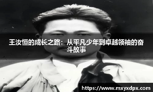 王汝恒的成长之路：从平凡少年到卓越领袖的奋斗故事